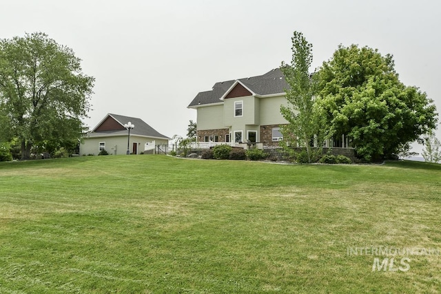 view of yard