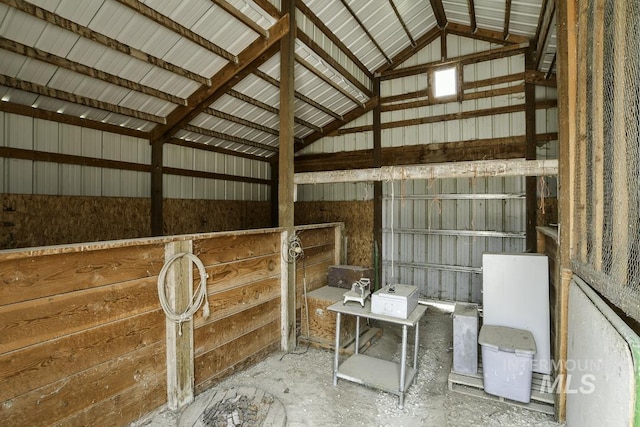 view of stable