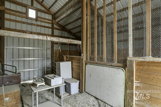 view of stable