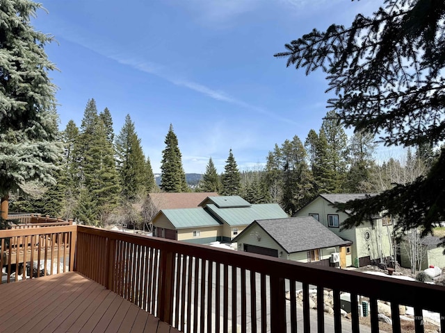 1425 Clements, Mccall, ID 83638 - wooden deck featuring a residential view