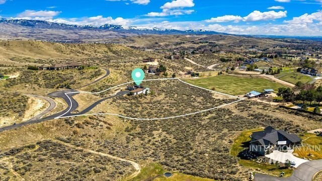 4336 N Star Vista Ln, Eagle, ID 83616 - drone / aerial view of a mountain backdrop