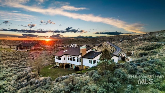 4336 N Star Vista Ln, Eagle, ID 83616 - view of aerial view at dusk