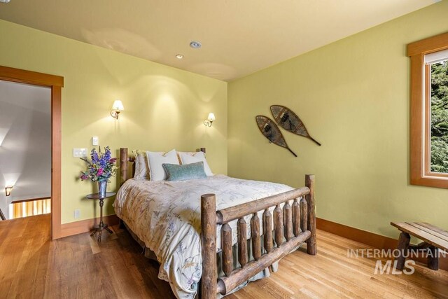 1418 Club Hill Blvd, Mccall, ID 83638 - bedroom featuring wood finished floors and baseboards