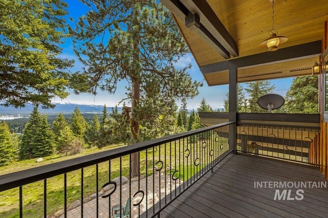 1418 Club Hill Blvd, Mccall, ID 83638 - view of wooden terrace