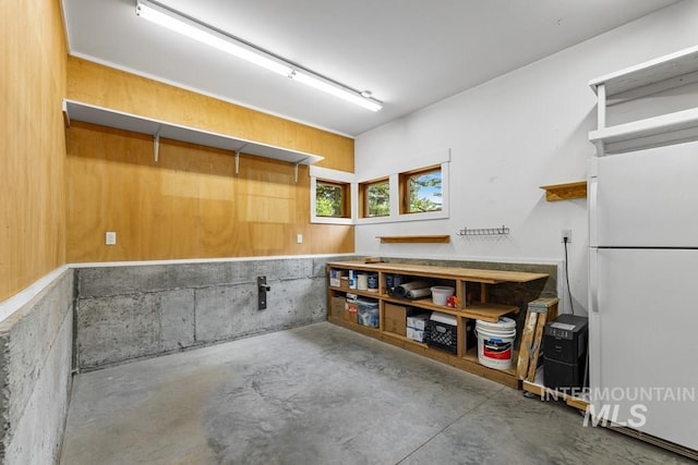 1418 Club Hill Blvd, Mccall, ID 83638 - garage featuring freestanding refrigerator