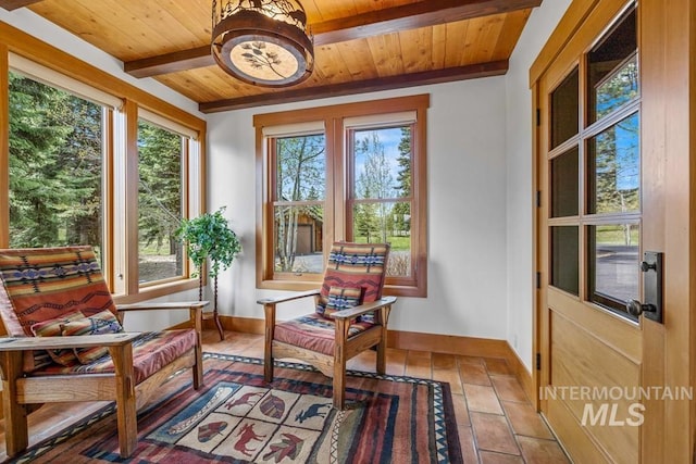 1418 Club Hill Blvd, Mccall, ID 83638 - sunroom / solarium with beam ceiling