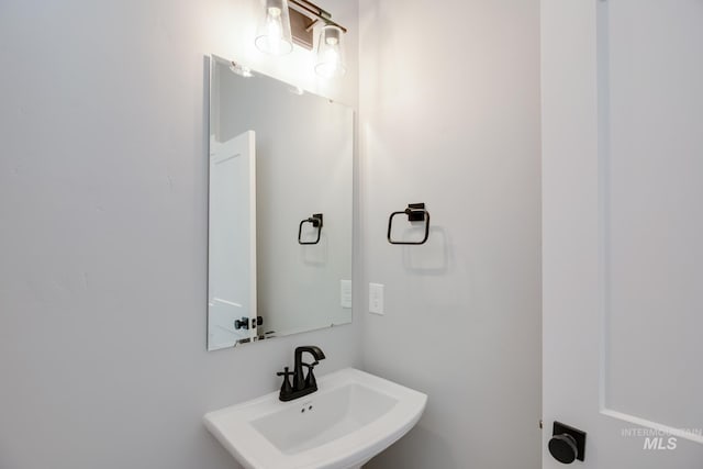 bathroom with a sink
