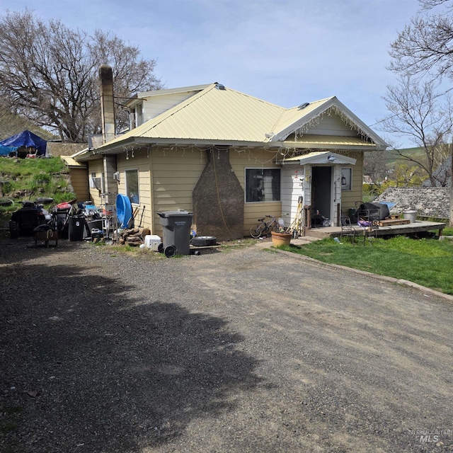 view of rear view of house