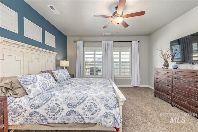 18272 N Wild Goose Ave, Nampa, ID 83687 - carpeted bedroom featuring baseboards and ceiling fan