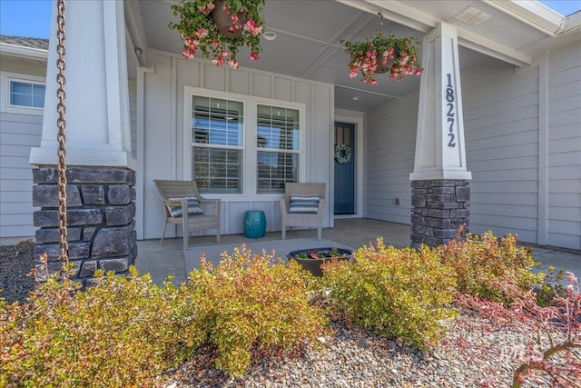 18272 N Wild Goose Ave, Nampa, ID 83687 - entrance to property featuring covered porch