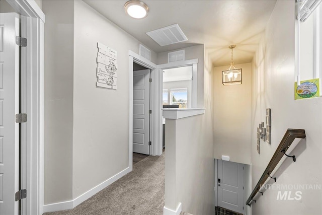 941 S Wavetrain Ave, Boise, ID 83709 - hall with carpet floors and baseboards