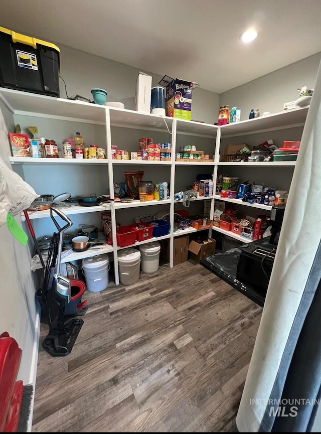 view of storage room