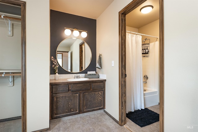 406 Margaret Way, Mccall, ID 83638 - full bathroom with vanity and shower / tub combo