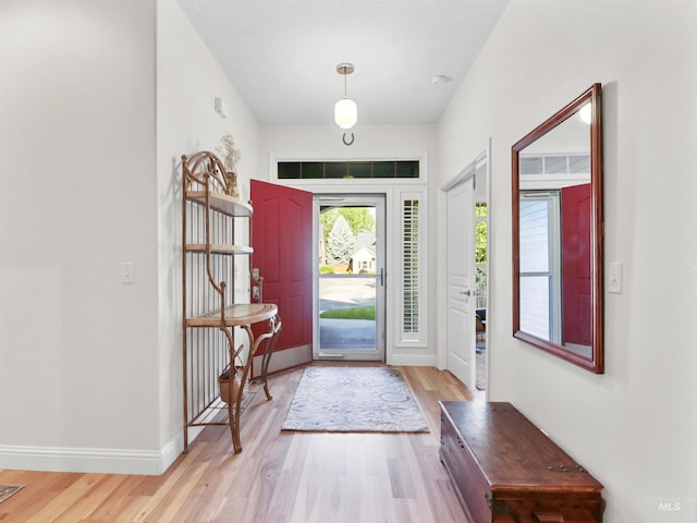 1262 N Forestdale Pl, Eagle, ID 83616 - entrance foyer featuring light wood finished floors and baseboards