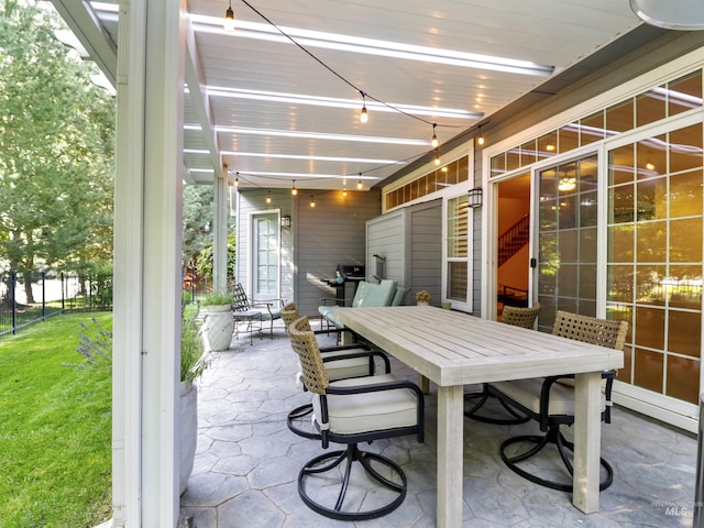 1262 N Forestdale Pl, Eagle, ID 83616 - view of patio / terrace featuring outdoor dining space