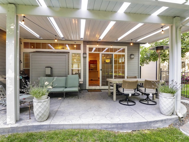 1262 N Forestdale Pl, Eagle, ID 83616 - view of patio / terrace with an outdoor living space and outdoor dining area