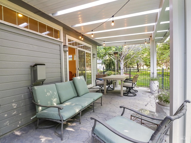 1262 N Forestdale Pl, Eagle, ID 83616 - view of patio featuring an outdoor living space and outdoor dining area