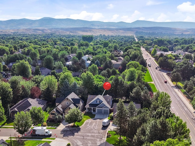 1262 N Forestdale Pl, Eagle, ID 83616 - aerial view of residential area with mountains