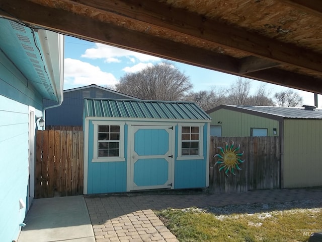 view of outbuilding