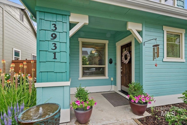 3931 N Park Crossing Ave, Meridian, ID 83646 - entrance to property with a porch