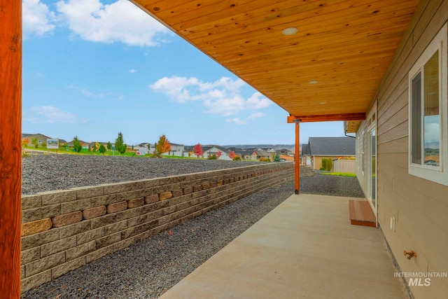 exterior space with a patio