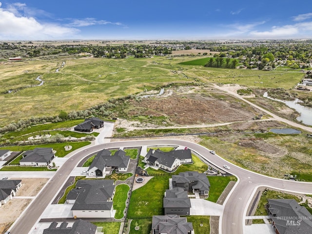 drone / aerial view featuring a residential view