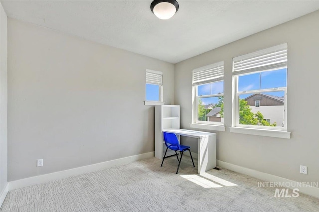 3303 S Island Fox Ave, Eagle, ID 83616 - home office with baseboards and carpet