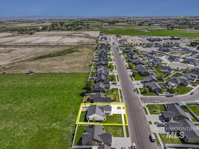 741 Gregory Way, Twin Falls, ID 83301 - aerial view of residential area featuring property boundaries highlighted