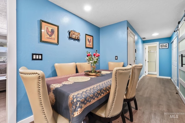 15201 Christopher, Caldwell, ID 83607 - dining space with wood finished floors, recessed lighting, and baseboards