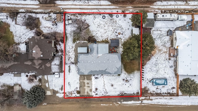 15201 Christopher, Caldwell, ID 83607 - aerial overview of property's location with property parcel outlined