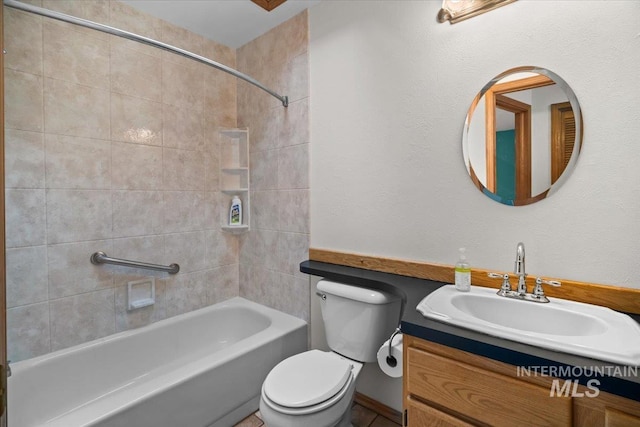 4523 N Mountain View Dr, Boise, ID 83704 - bathroom with shower / tub combination and vanity