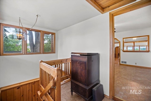 4523 N Mountain View Dr, Boise, ID 83704 - hall featuring an upstairs landing