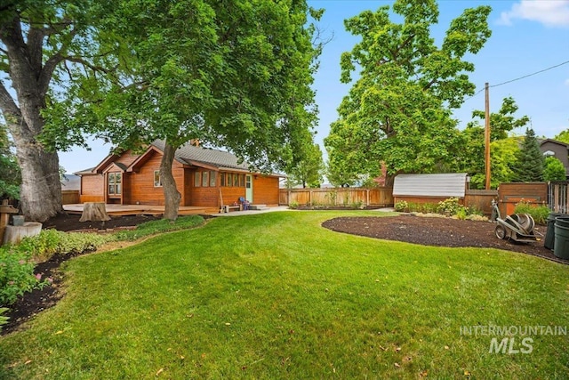 4523 N Mountain View Dr, Boise, ID 83704 - view of fenced backyard