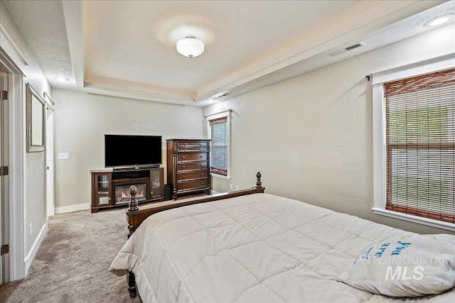 3524 Catalina Ave, Caldwell, ID 83605 - carpeted bedroom featuring baseboards and a raised ceiling