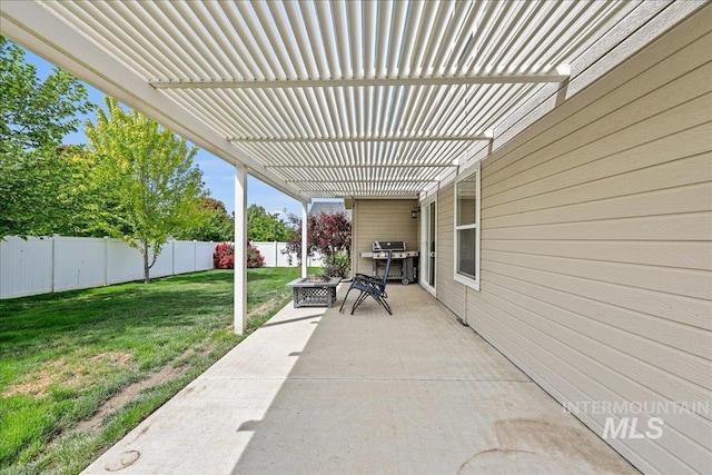 3524 Catalina Ave, Caldwell, ID 83605 - view of patio with a fire pit and area for grilling