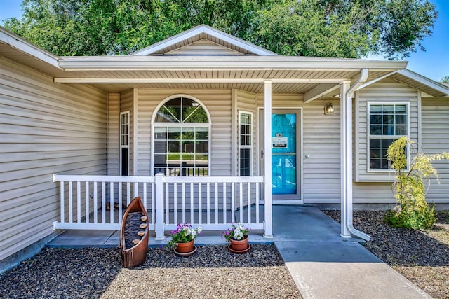 2209 S Plateau Dr, Nampa, ID 83686 - doorway to property featuring covered porch