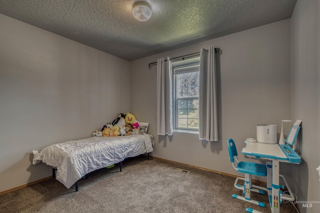 2209 S Plateau Dr, Nampa, ID 83686 - bedroom with carpet and a textured ceiling