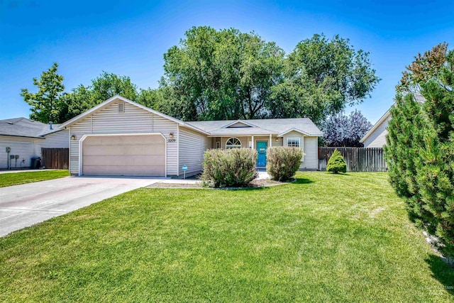 2209 S Plateau Dr, Nampa, ID 83686 - single story home with a garage and concrete driveway