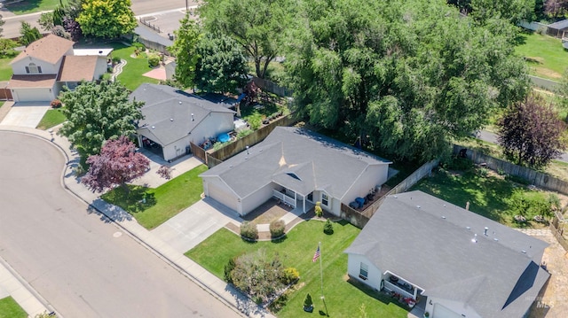 2209 S Plateau Dr, Nampa, ID 83686 - aerial perspective of suburban area