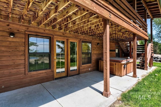 8315 Elk Ridge Ln, Middleton, ID 83644 - view of patio featuring a hot tub