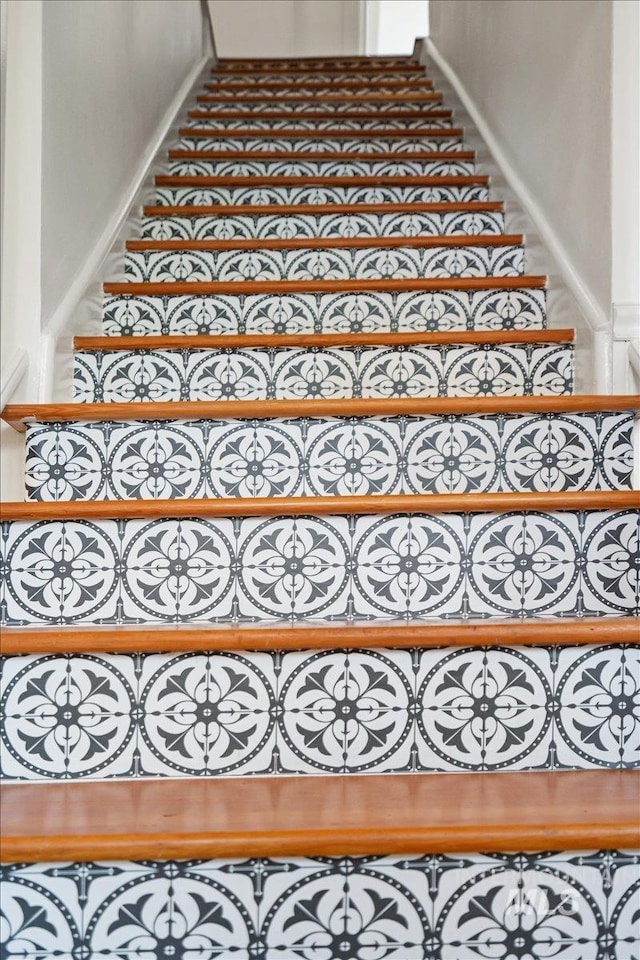 view of staircase
