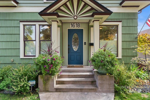 view of entrance to property