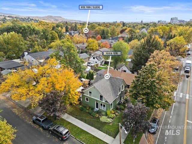 drone / aerial view