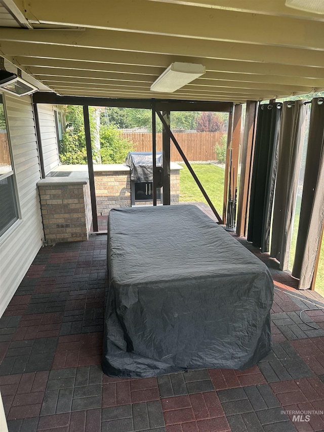 view of patio / terrace featuring area for grilling