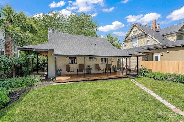 920 W Fort St, Boise, ID 83702 - rear view of property with roof with shingles and stucco siding