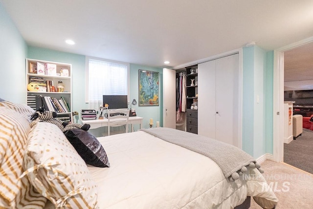 702 S Opal St, Boise, ID 83705 - bedroom with carpet, a closet, and recessed lighting
