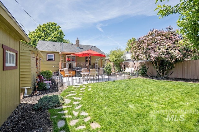 702 S Opal St, Boise, ID 83705 - view of yard with a patio