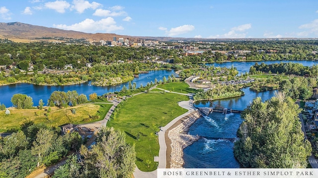 3480 N Prospect Ln, Garden City, ID 83714 - drone / aerial view with a water view