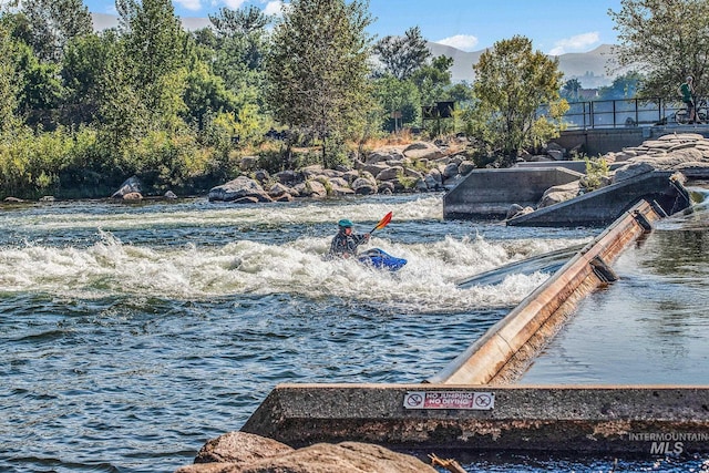 3480 N Prospect Ln, Garden City, ID 83714 - dock area with a mountain view