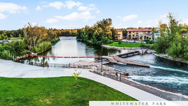 3480 N Prospect Ln, Garden City, ID 83714 - view of community featuring a lawn and a water view